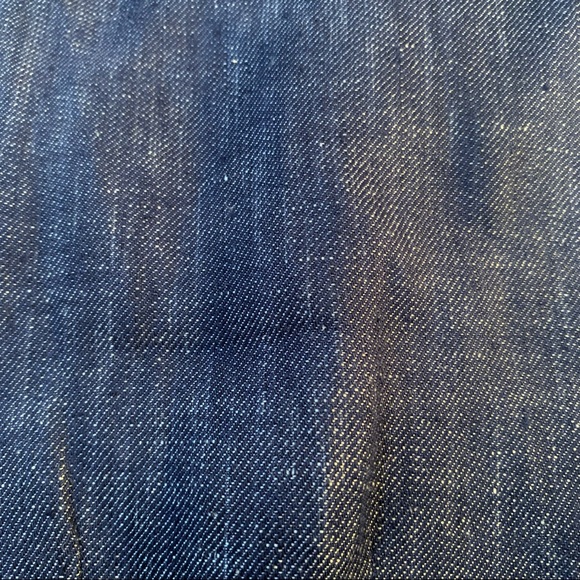 TAYLOR WOMENS 100% Linen DRESS SIZE PETITE 6 BLue SLEEVELESS ZIP A-LINED DRESS. - Picture 10 of 12